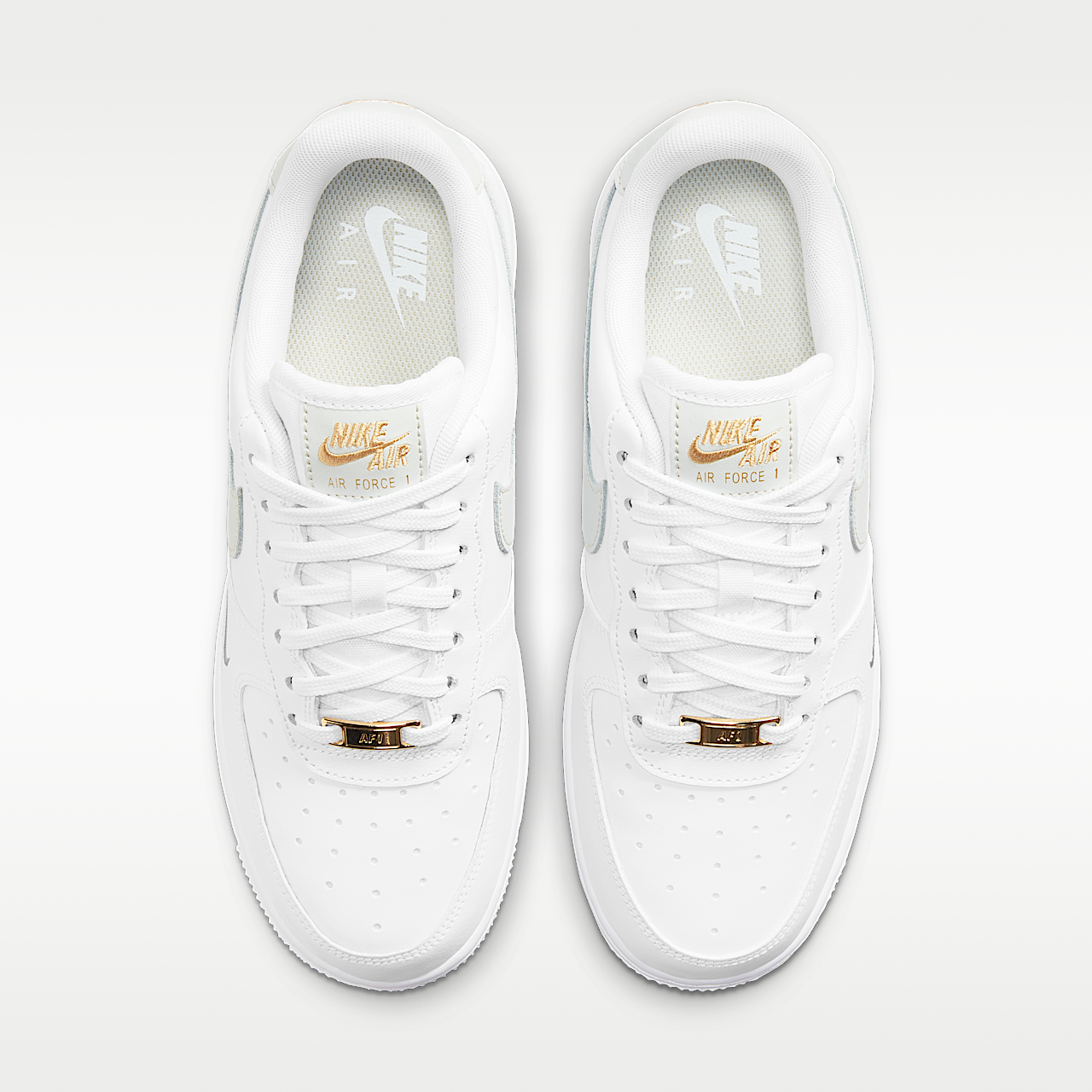 Nike Air Force 1 sneaker Wit/Wit/Light Silver/Light Silver