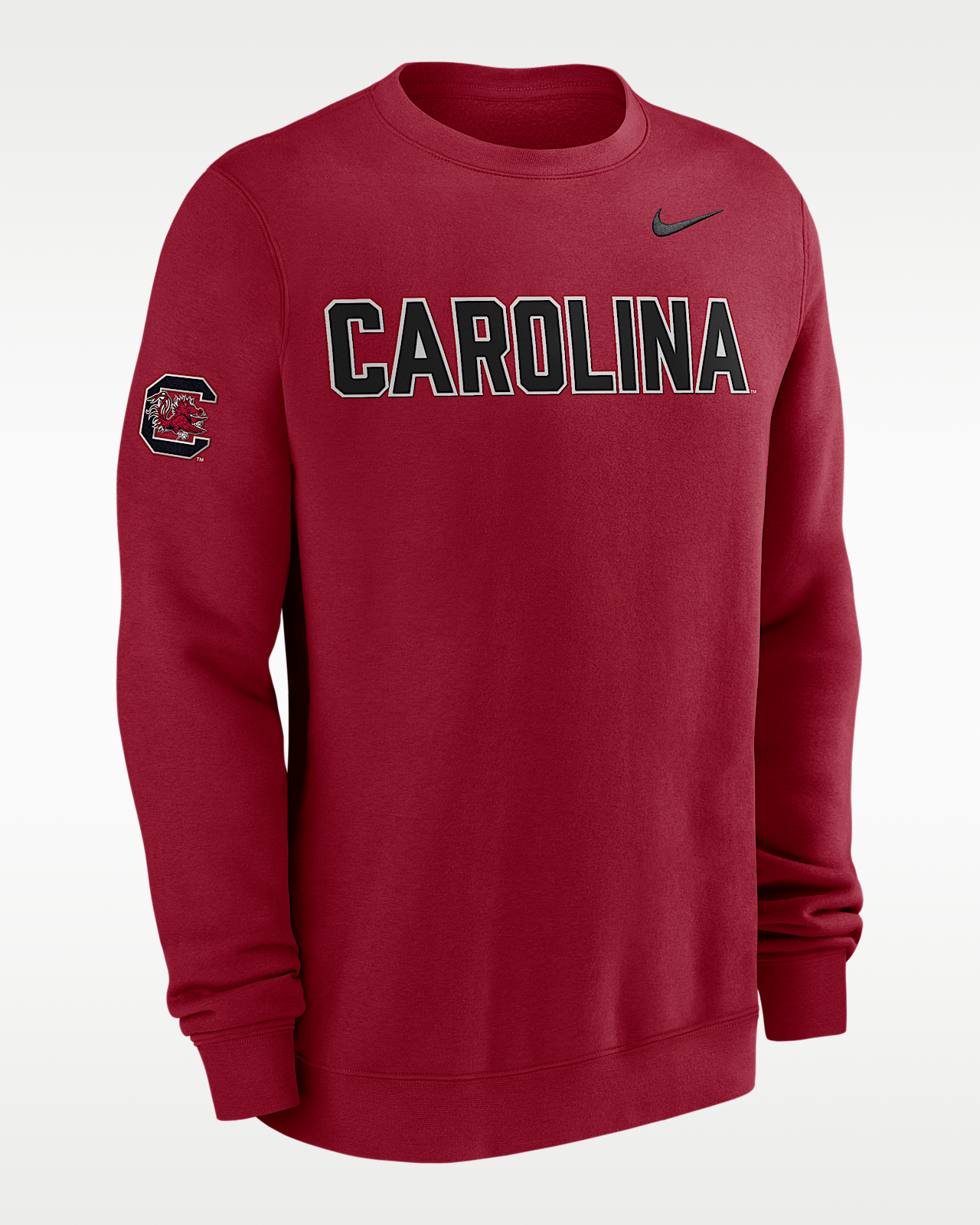 Мужские  South Carolina Club Nike College Pullover Crew