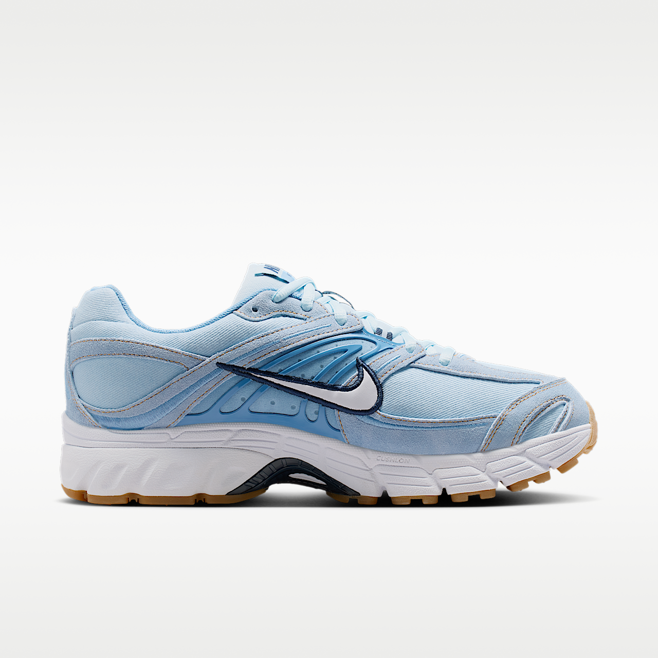 Nike Air Max sneaker Light Armory Blue/Work Blue/Gum Light Brown/Wit