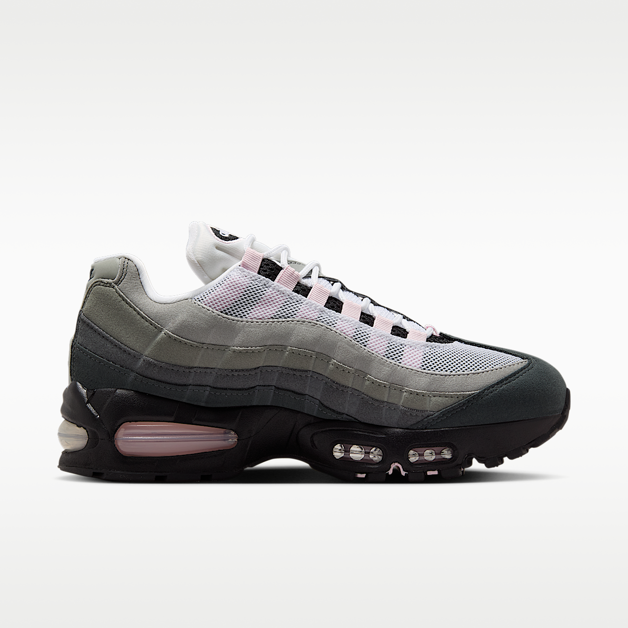 Nike Air Max sneaker Zwart/Wit/Reflect Silver/Pink Foam