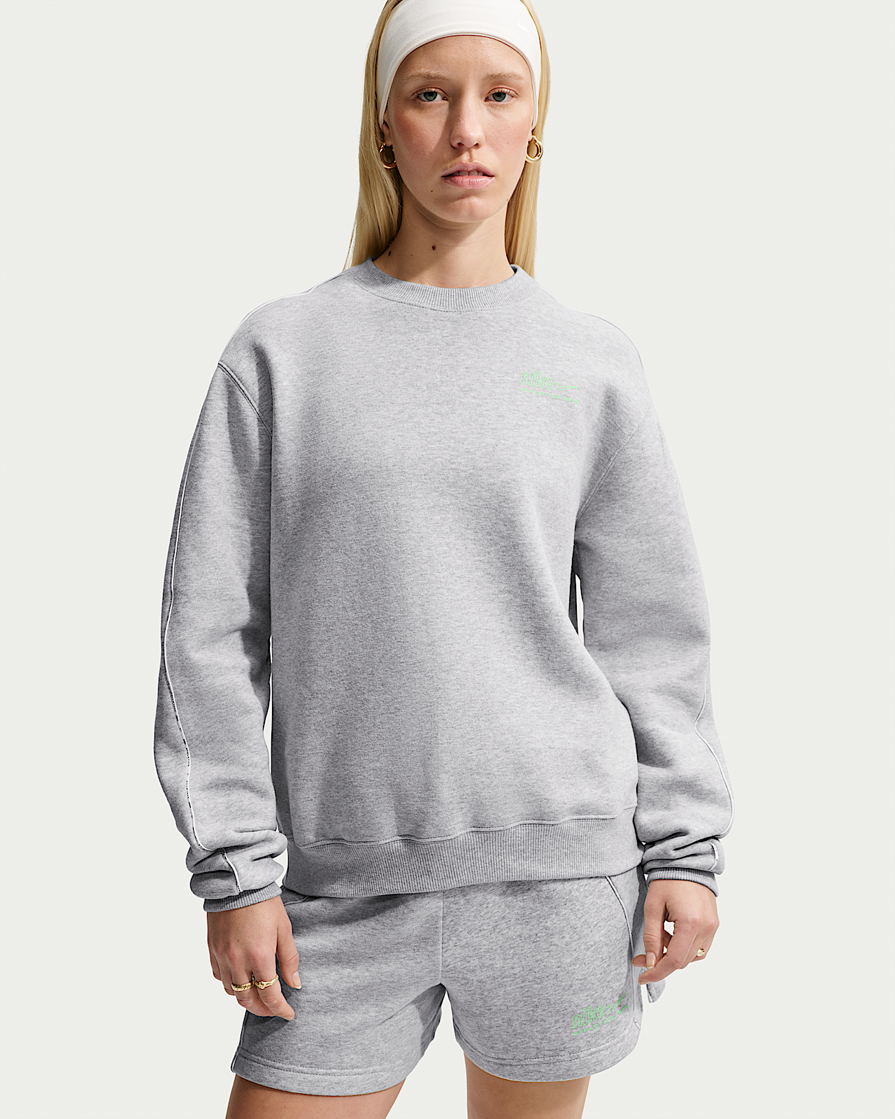 Женские  Nike Studio Fleece Medium Weight "Nike Athletic Department" Crew