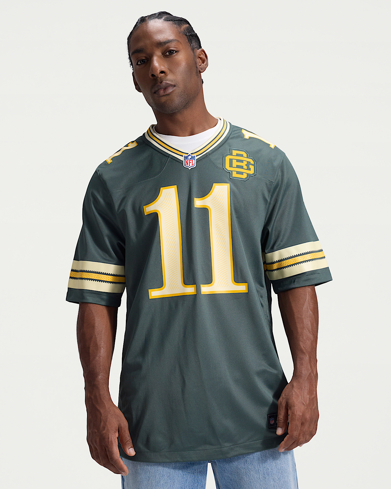 Мужские джерси Jayden Reed Green Bay Packers Rivalries Collection Nike NFL Game Jersey
