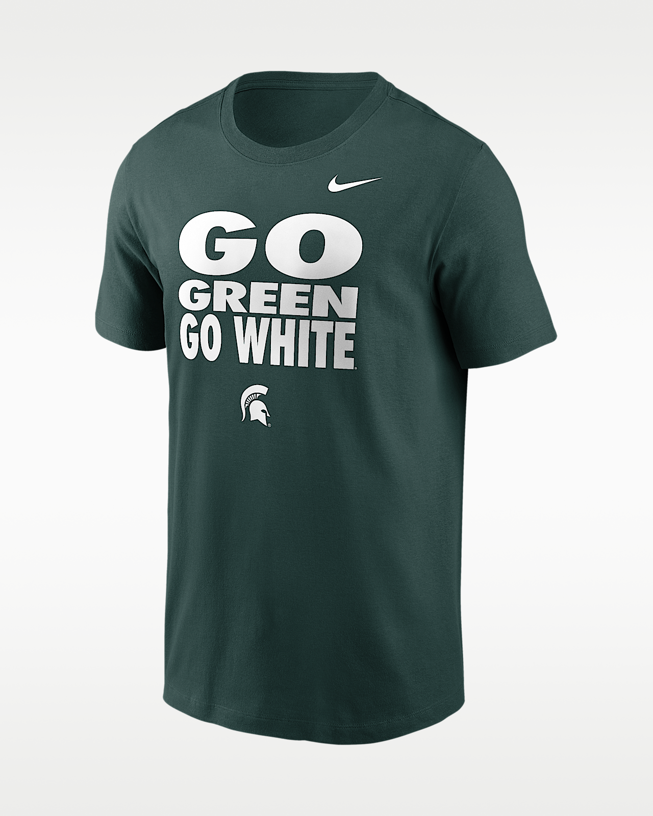 Мужская футболка Michigan State Sideline Slogan Nike Dri-FIT College Long-Sleeve