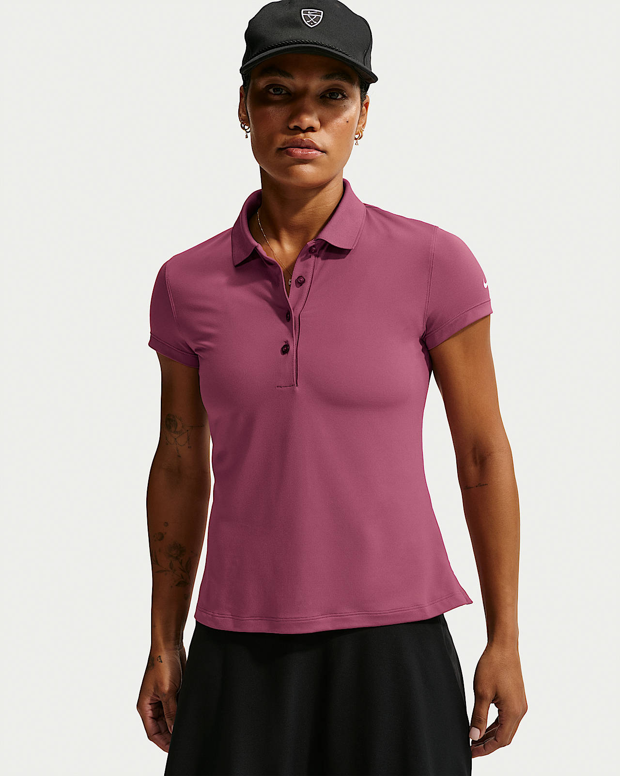 Женские шорты Nike Golf Club Dri-FIT UV Short-Sleeve Golf Polo