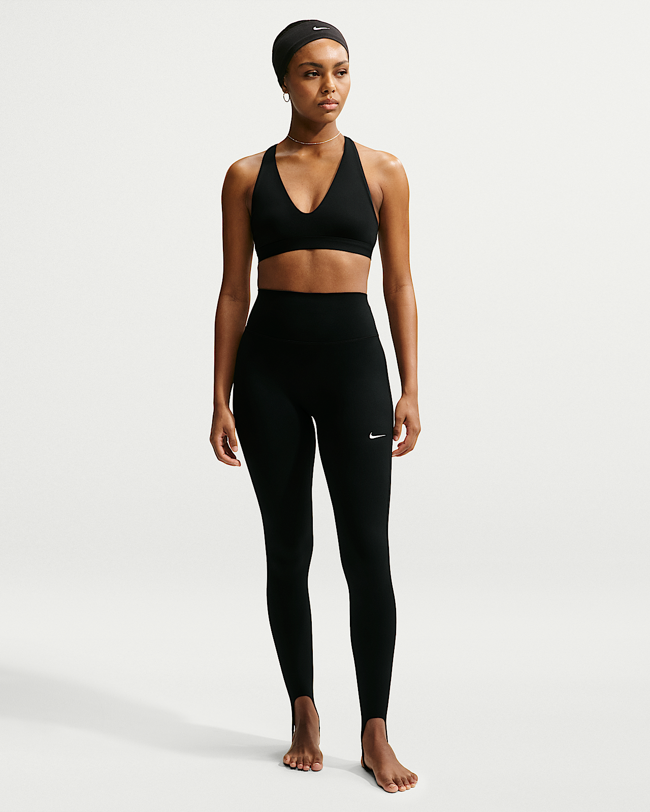 Женские тайтсы Nike One High-Waisted Full-Length Stirrup Leggings