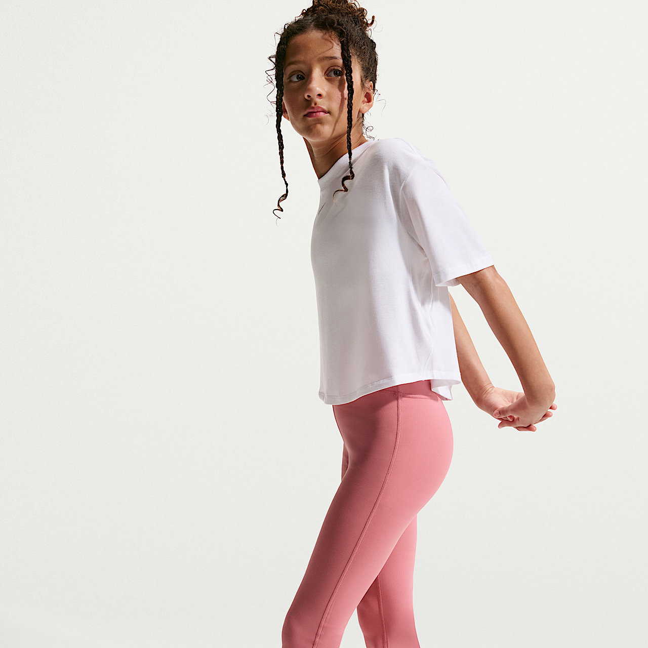 Nike  sneaker Peony/Wit