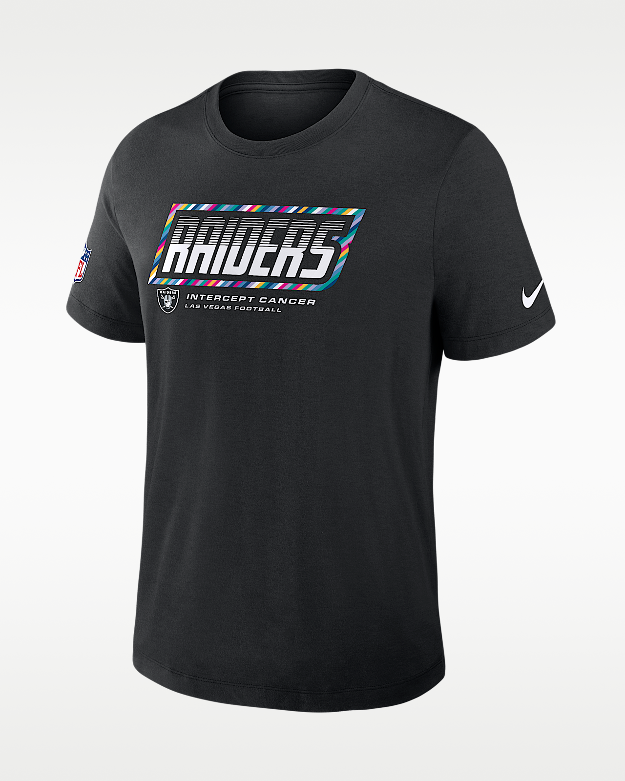 Мужская футболка Las Vegas Raiders Crucial Catch Sideline Nike Dri-FIT NFL
