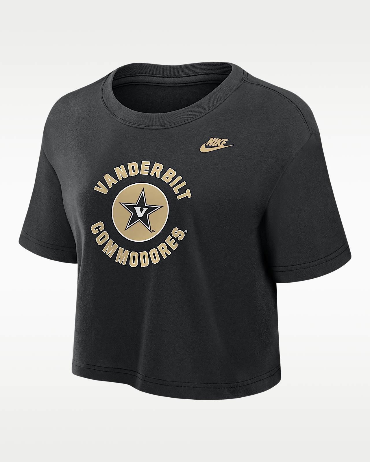 Женская футболка Vanderbilt Commodores Nike Dri-FIT Cropped