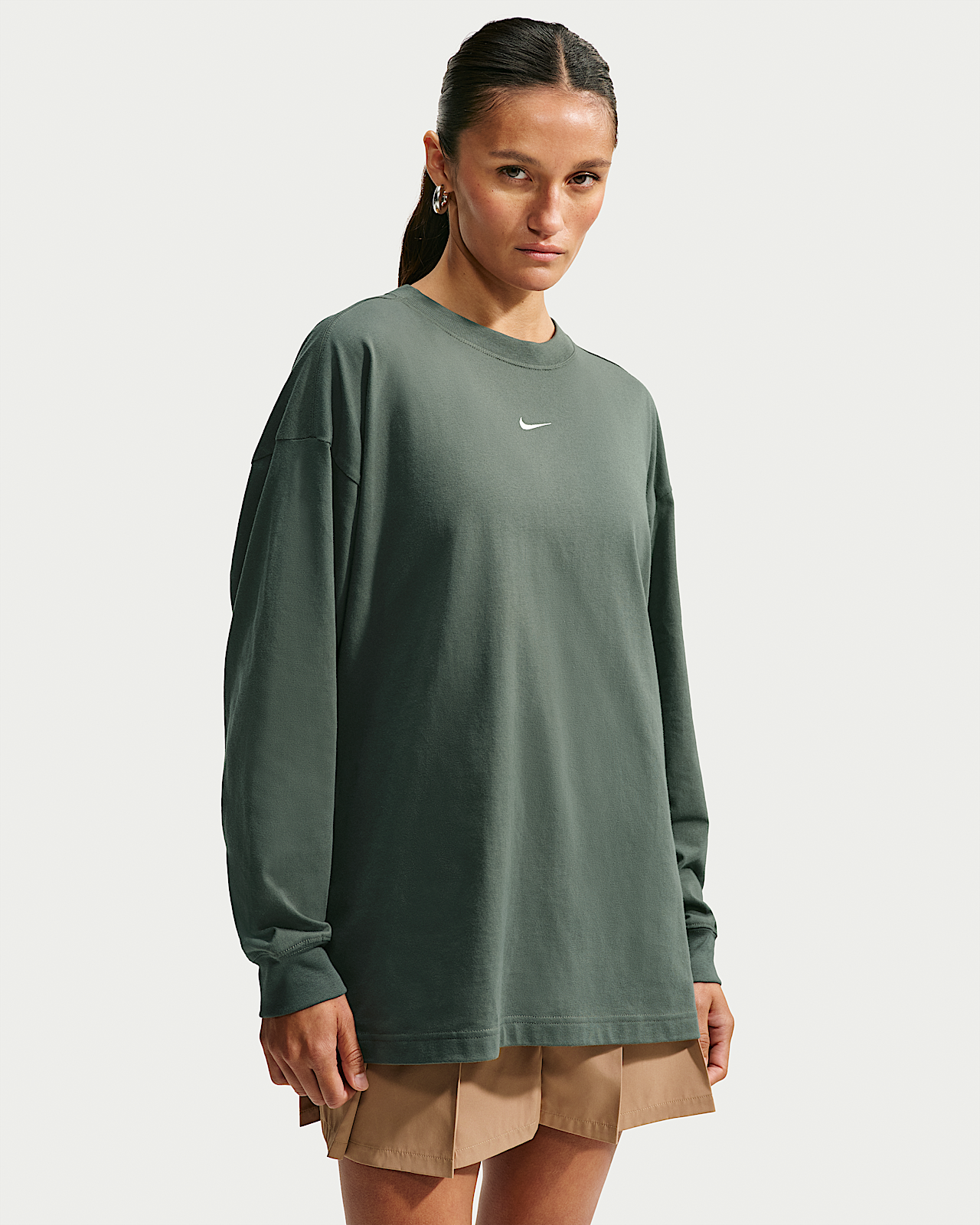 Женская футболка Nike Sportswear Classic Oversized Long-Sleeve