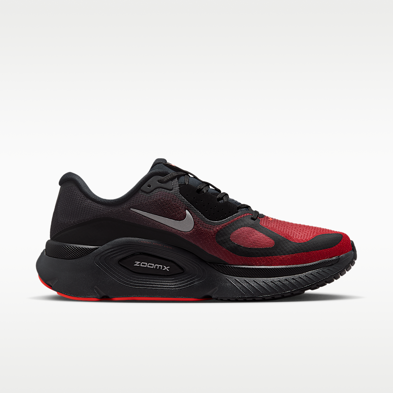 Nike  sneaker Zwart/University Red/Dark Smoke Grey/Bright Crimson