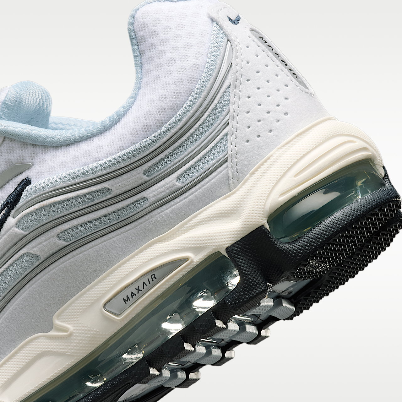 Nike Air Max sneaker Wit/Pure Platinum/Metallic Silver/Dark Obsidian