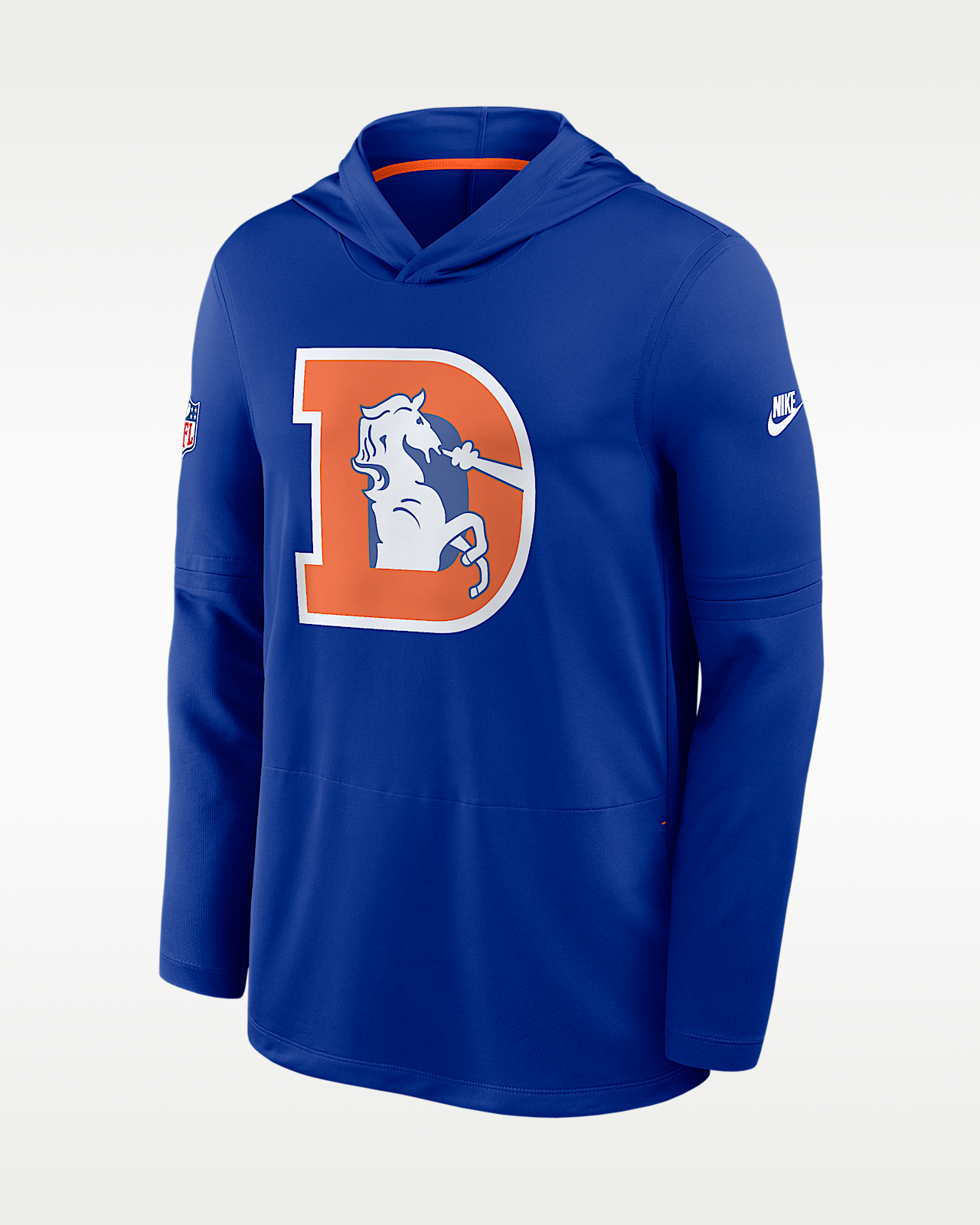 Мужские  Denver Broncos Alt Nike Dri-FIT NFL Long-Sleeve Hooded Top