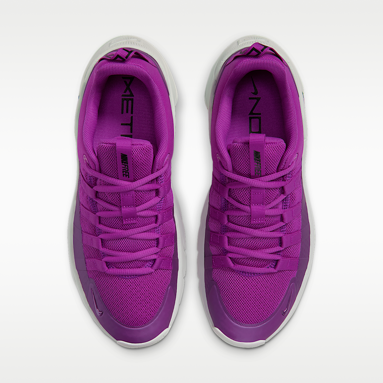 Nike Free sneaker Vivid Purple/Zwart/Platinum Tint/Vivid Purple
