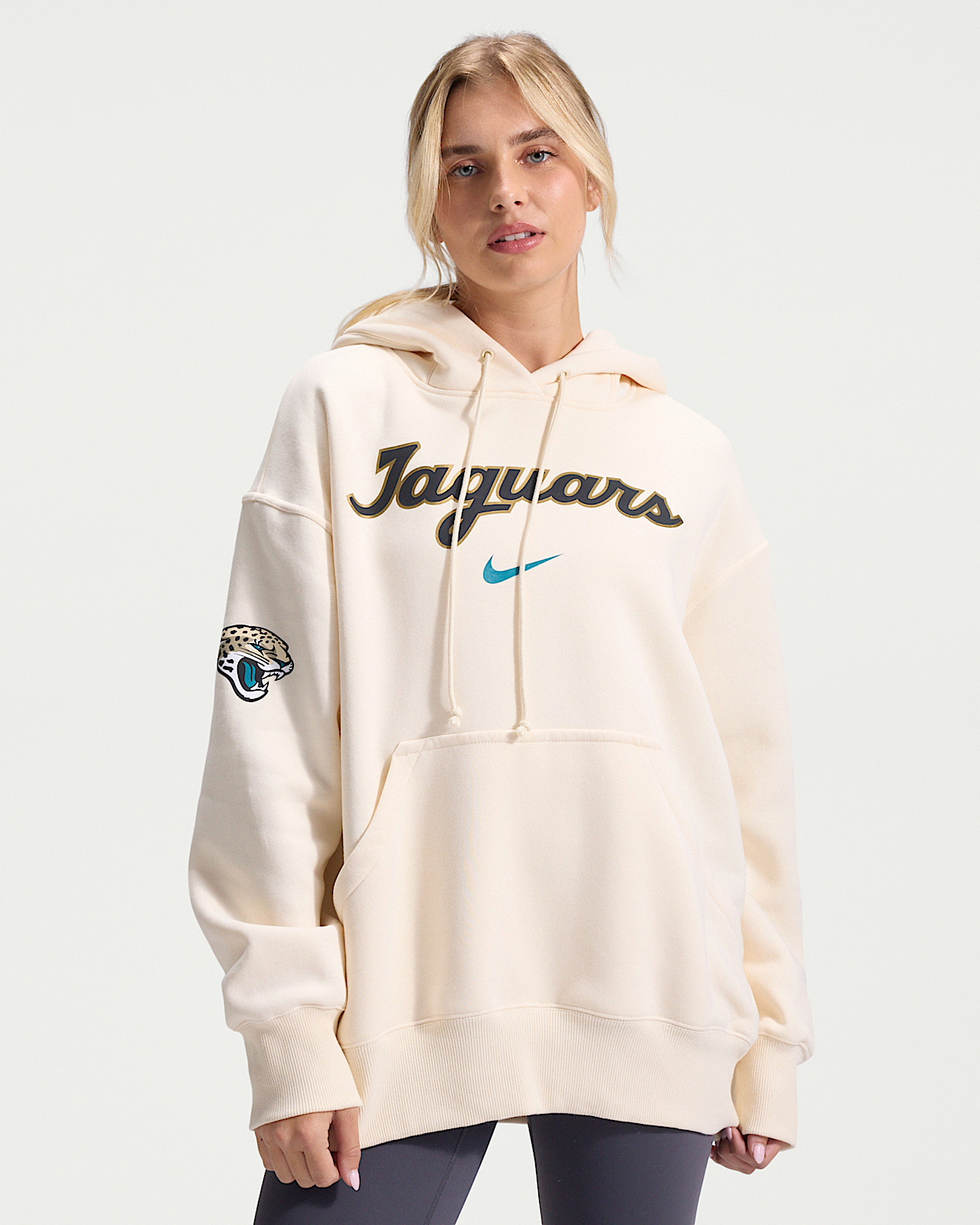Женское худи Jacksonville Jaguars Rivalries Collection Phoenix Nike NFL Oversized Pullover Hoodie