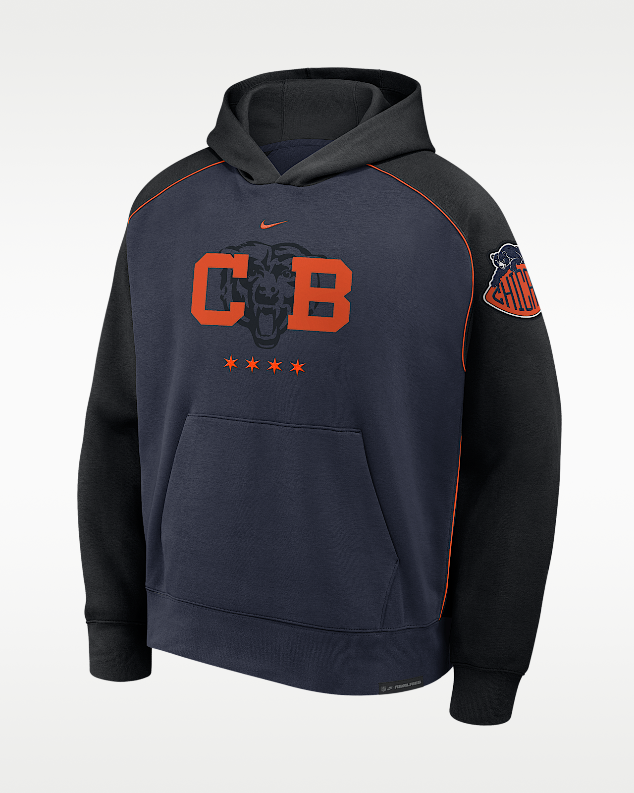 Мужское худи Chicago Bears Rivalries Collection Air Nike NFL Pullover Hoodie