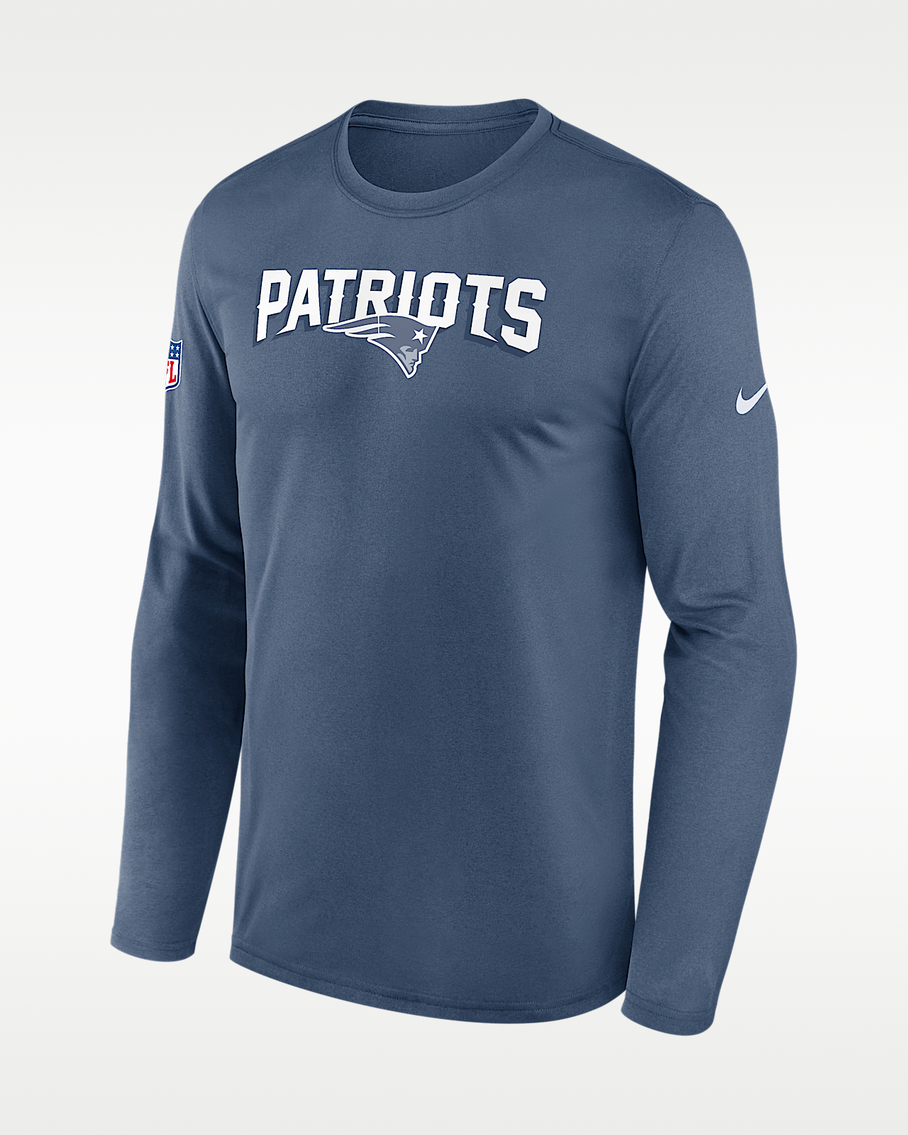 Мужская футболка New England Patriots Rivalries Collection Sideline Legend Nike Dri-FIT NFL Long-Sleeve