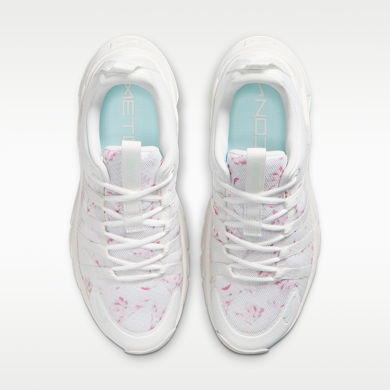 Nike Free sneaker Sail/Light Orewood Brown/Barely Green