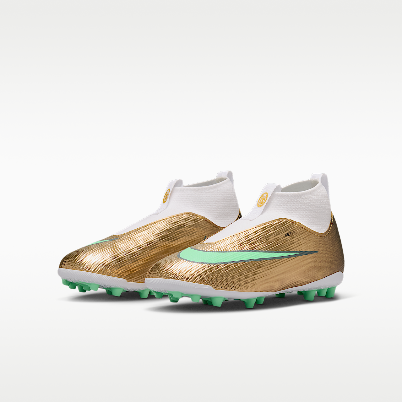 Nike  sneaker Metallic Gold/Green Glow