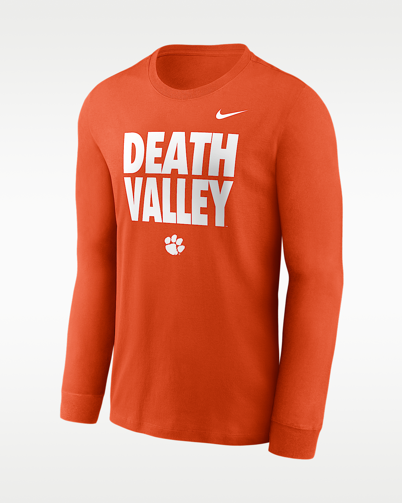 Мужская футболка Clemson Sideline Slogan Nike Dri-FIT College Long-Sleeve