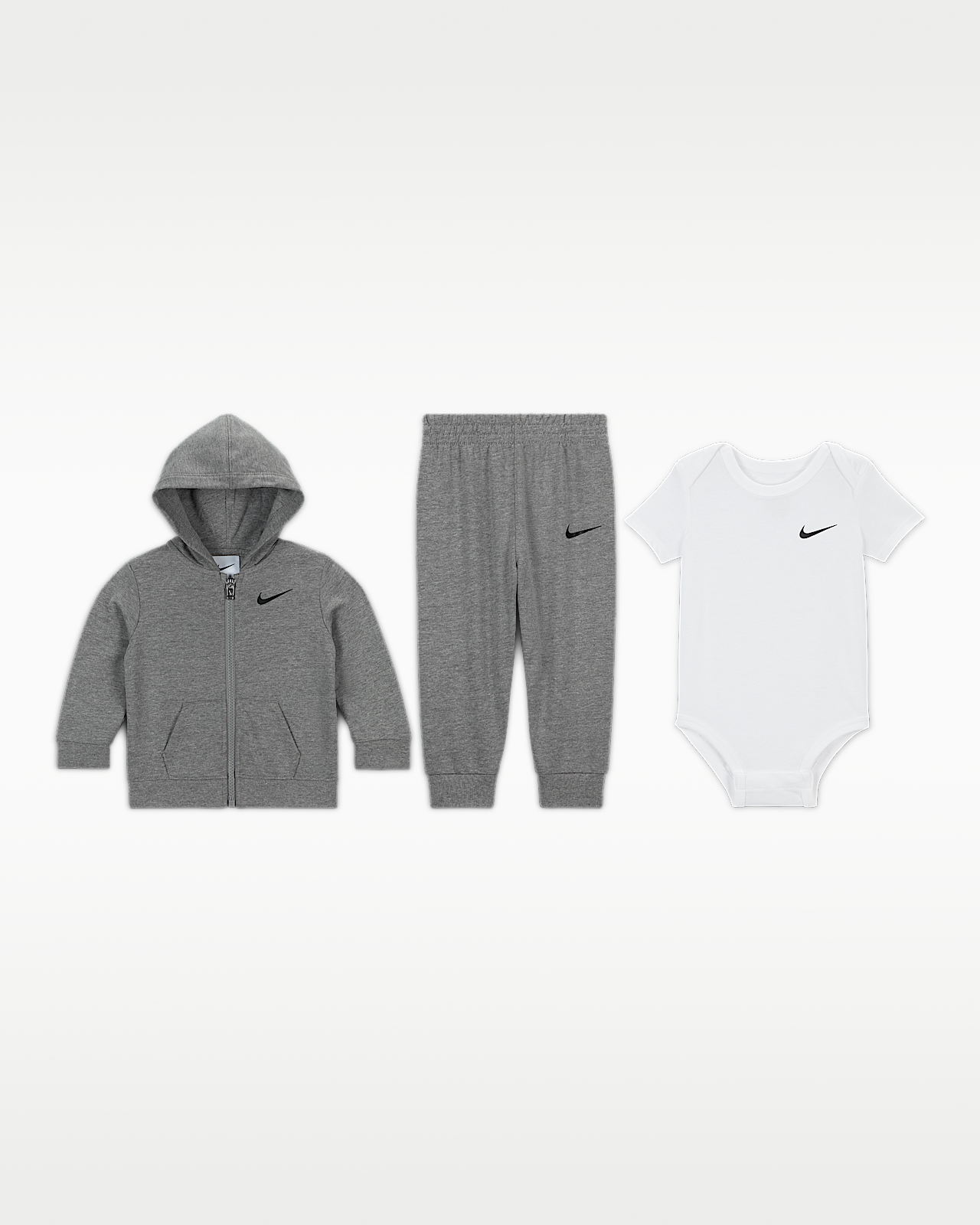 Детские  Nike Baby (0-6M) 3-Piece Bodysuit and Pants Set