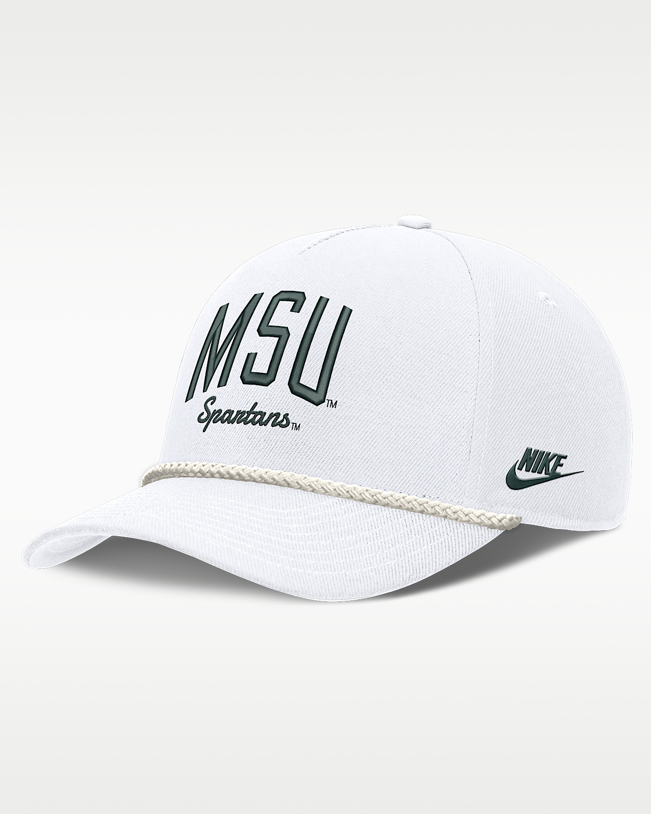 Женские  Michigan State Legacy Letter Rise Nike Dri-FIT College A-Frame Adjustable Hat
