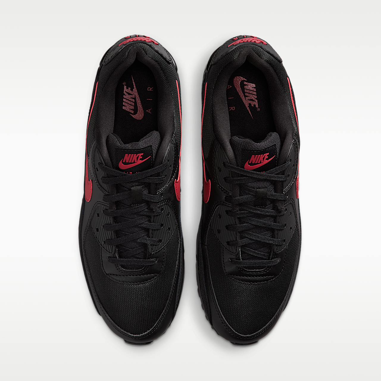 Nike Air Max sneaker Zwart/Zwart/Tough Red