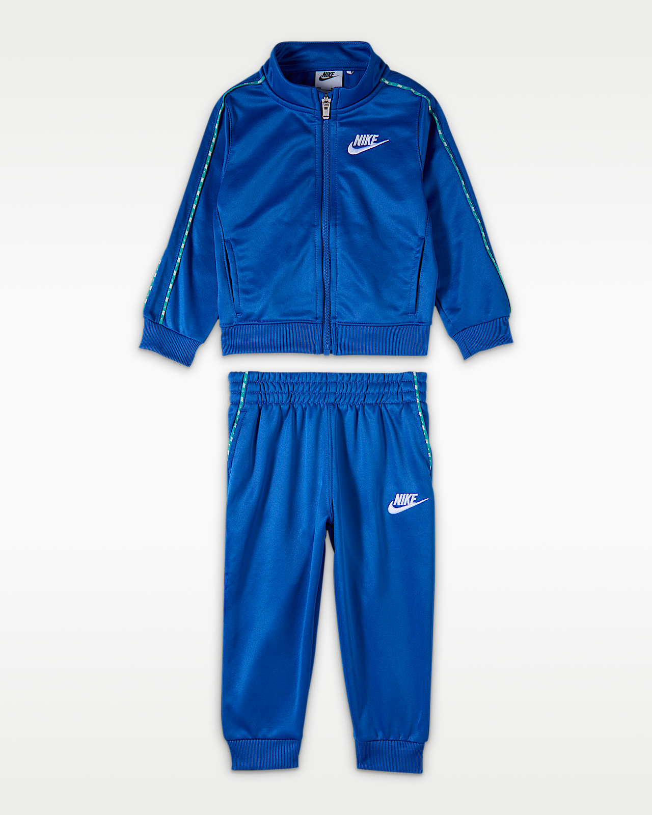 Детские  Nike Baby (12-24M) Dri-FIT Lifestyle 2-Piece Full-Zip Propus Piping Set на каждый день