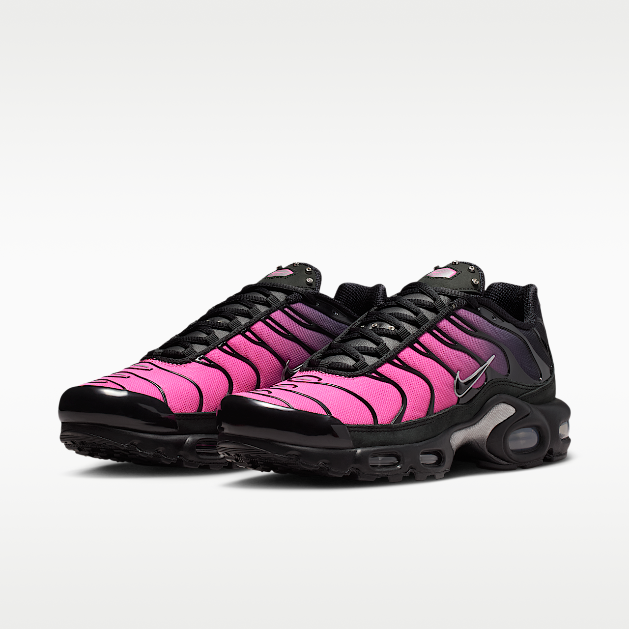 Nike Air Max Plus sneaker Zwart/Metallic Silver/Peony