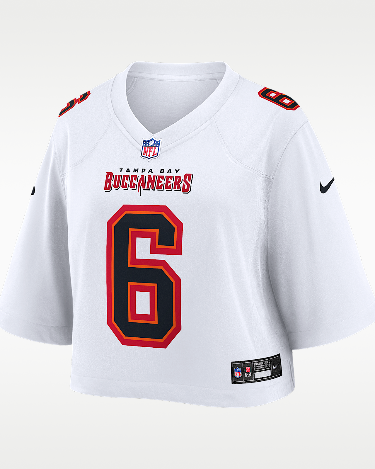 Женские джерси Baker Mayfield Tampa Bay Buccaneers Nike NFL Cropped Tundra Game Jersey