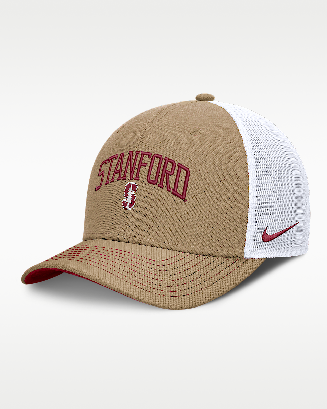Женские  Stanford Primetime Arched Nike Dri-FIT College Trucker Adjustable Hat