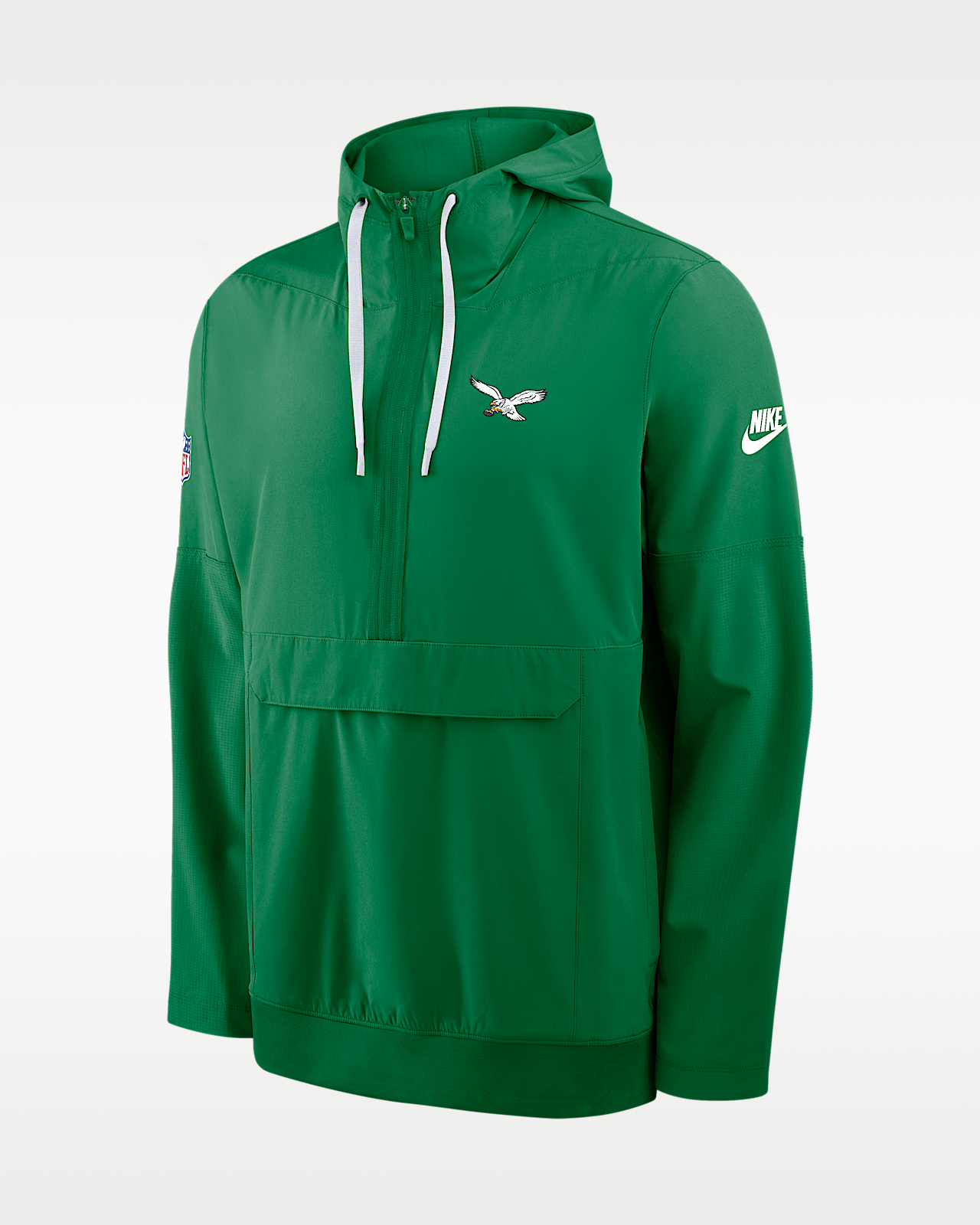 Мужская куртка Philadelphia Eagles Alt Anorak Nike NFL 1/2-Zip Hooded