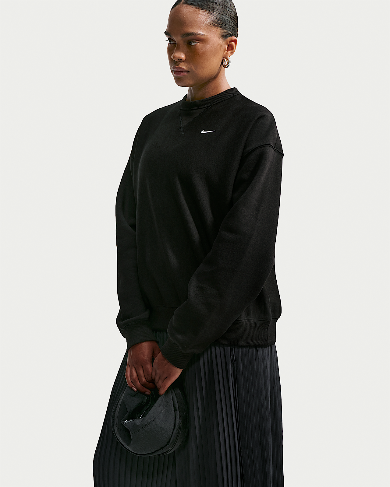 Женские  Nike Studio Fleece Heavyweight Oversized Crew