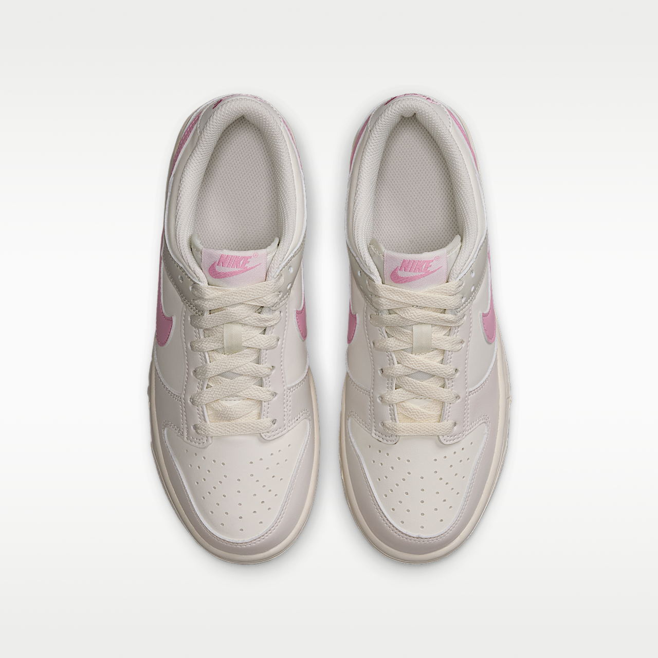 Nike Dunk Low sneaker Sail/Phantom/Light Bone/Pink Rise