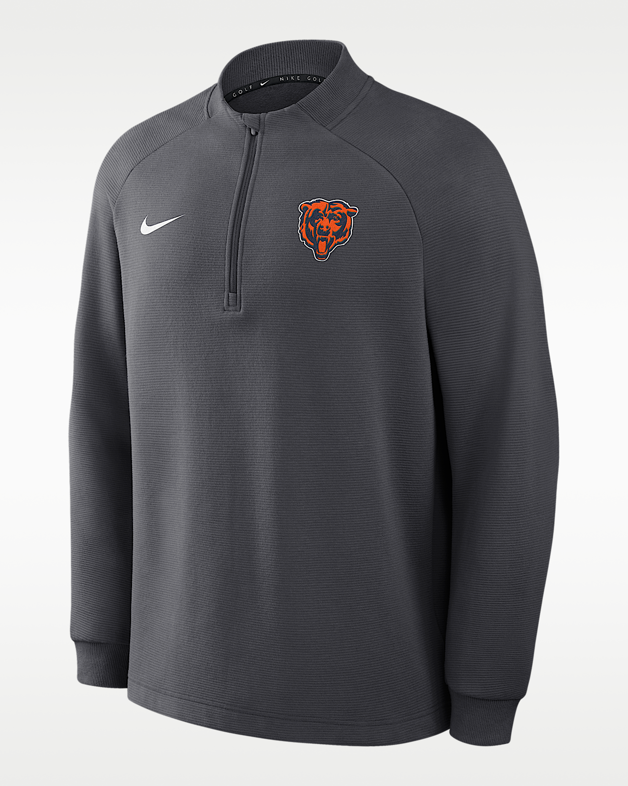 Мужские  Chicago Bears Par Nike Therma-FIT NFL Half-Zip Pullover