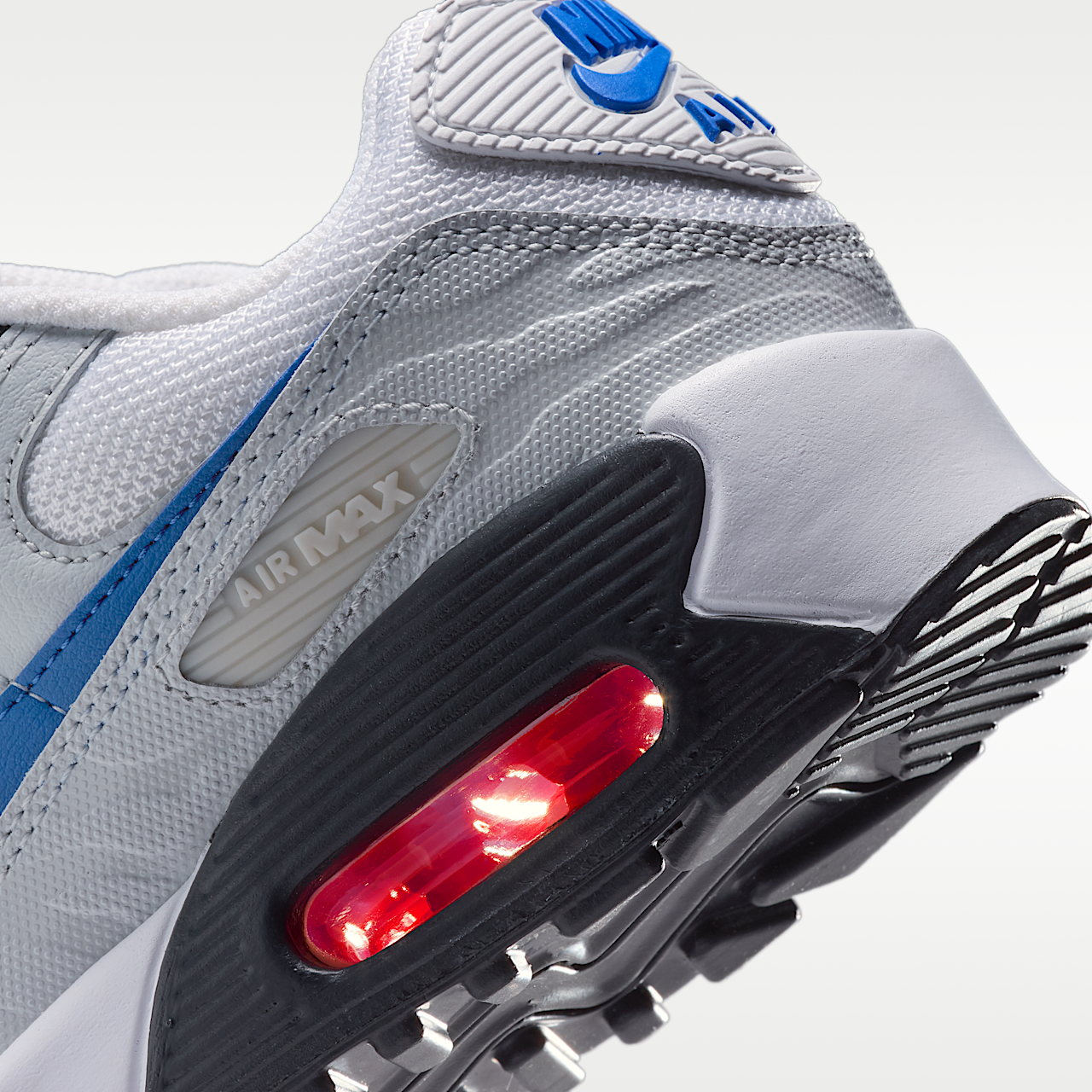 Nike Air max 90 sneaker Wit/Photon Dust/Bright Crimson/Game Royal