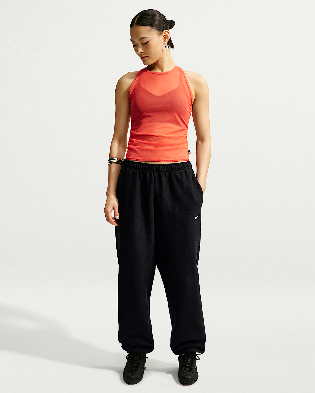 Женские спортивные штаны Nike Studio Fleece Heavyweight Oversized High-Rise Joggers