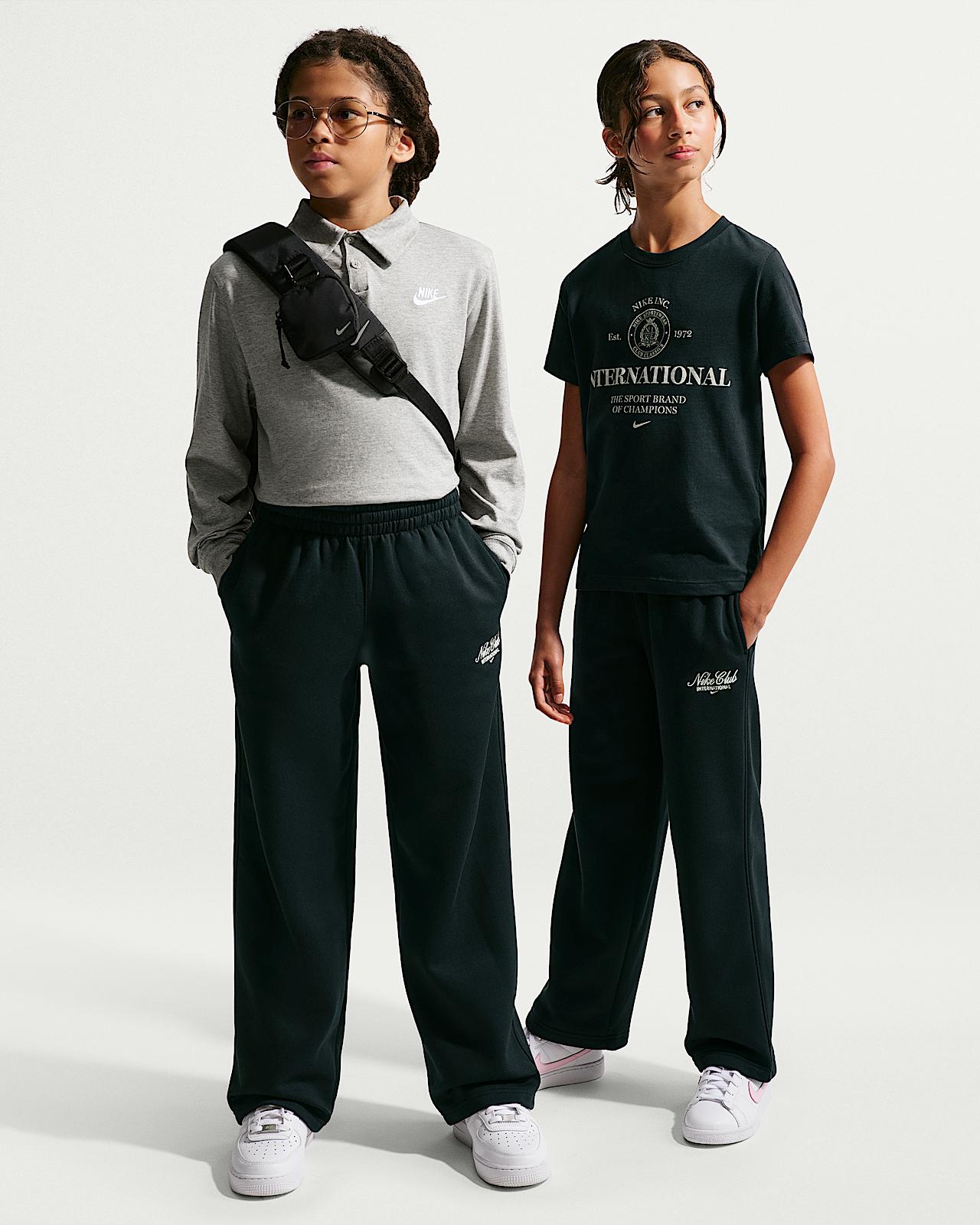 Детские  Nike Sportswear Club Fleece Big Kids' Open-Hem Pants