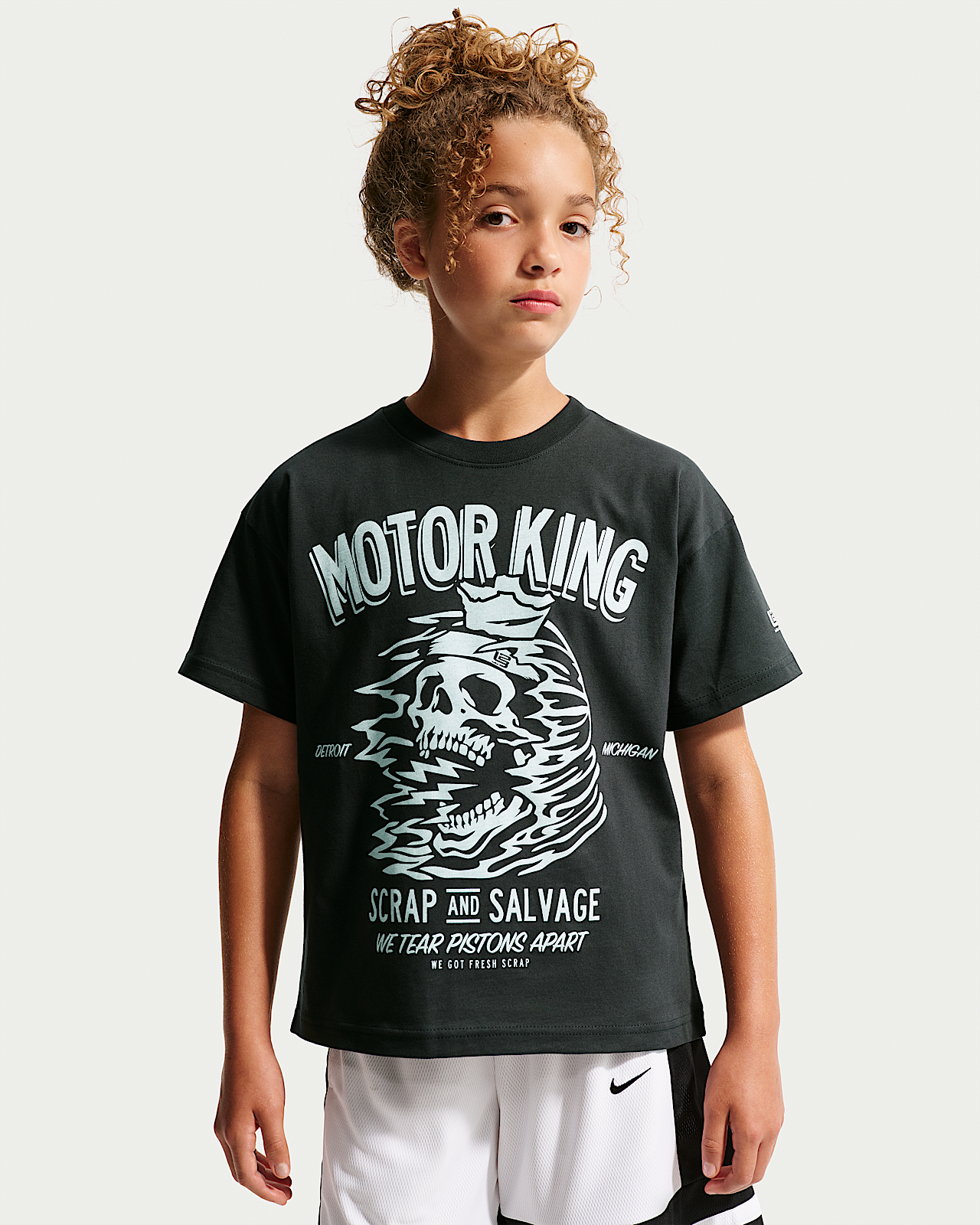 Детская футболка LeBron "Motor King" Nike Kids' Fitness для тренировок