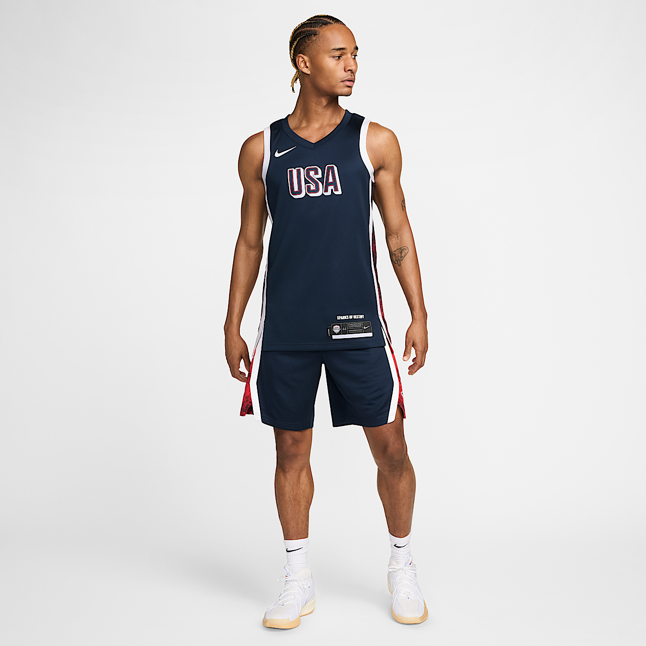 Nike  sneaker Obsidian/Wit