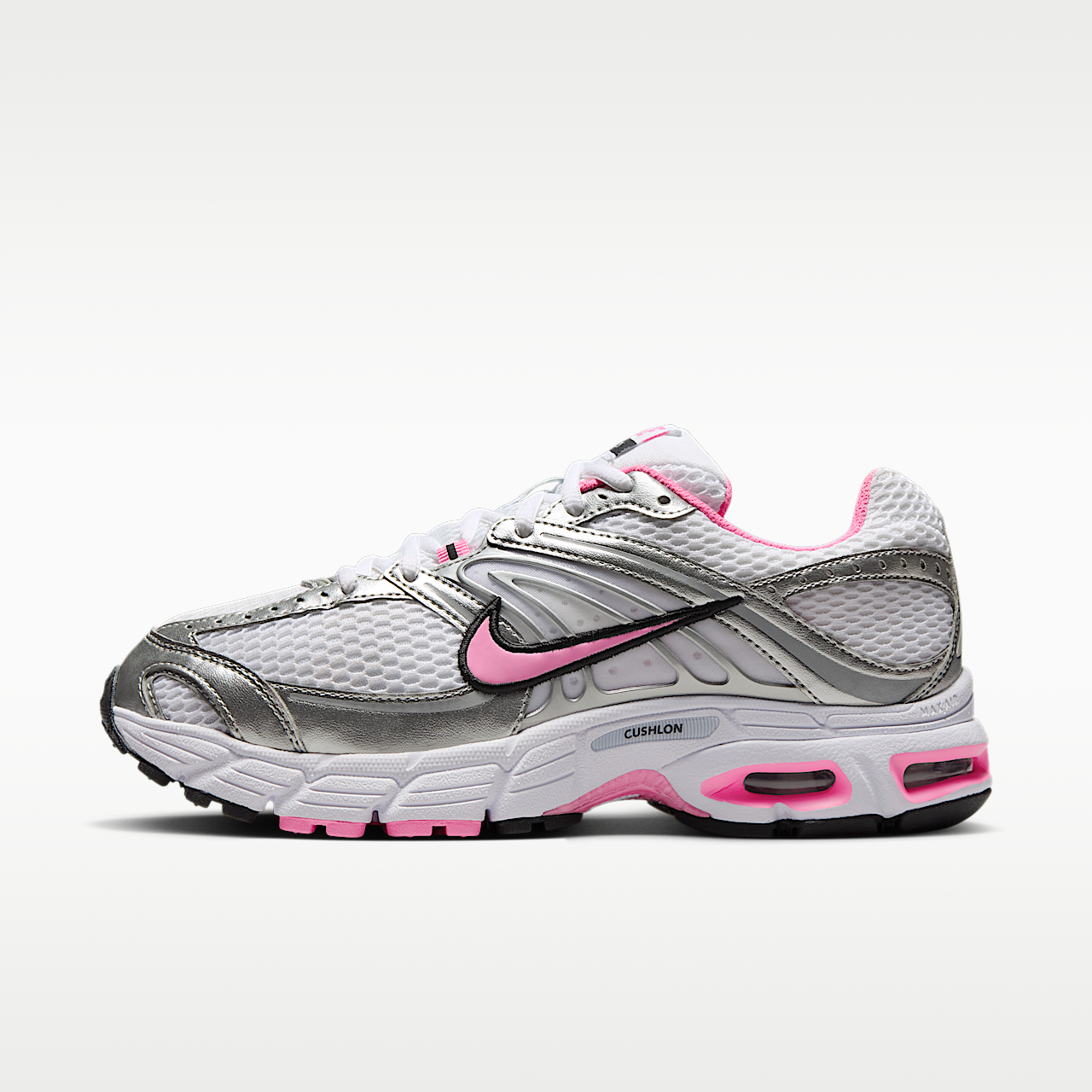 Nike Air Max sneaker Wit/Metallic Silver/Zwart/Pink Spell