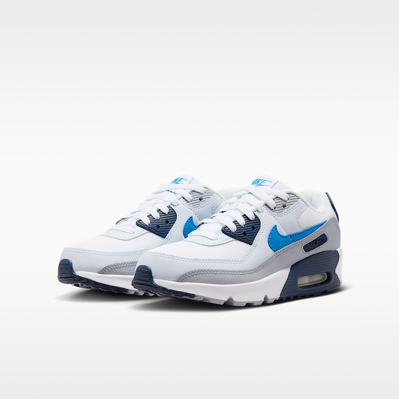 Nike Air Max sneaker Wit/Midnight Navy/Football Grey/Blue Crystal