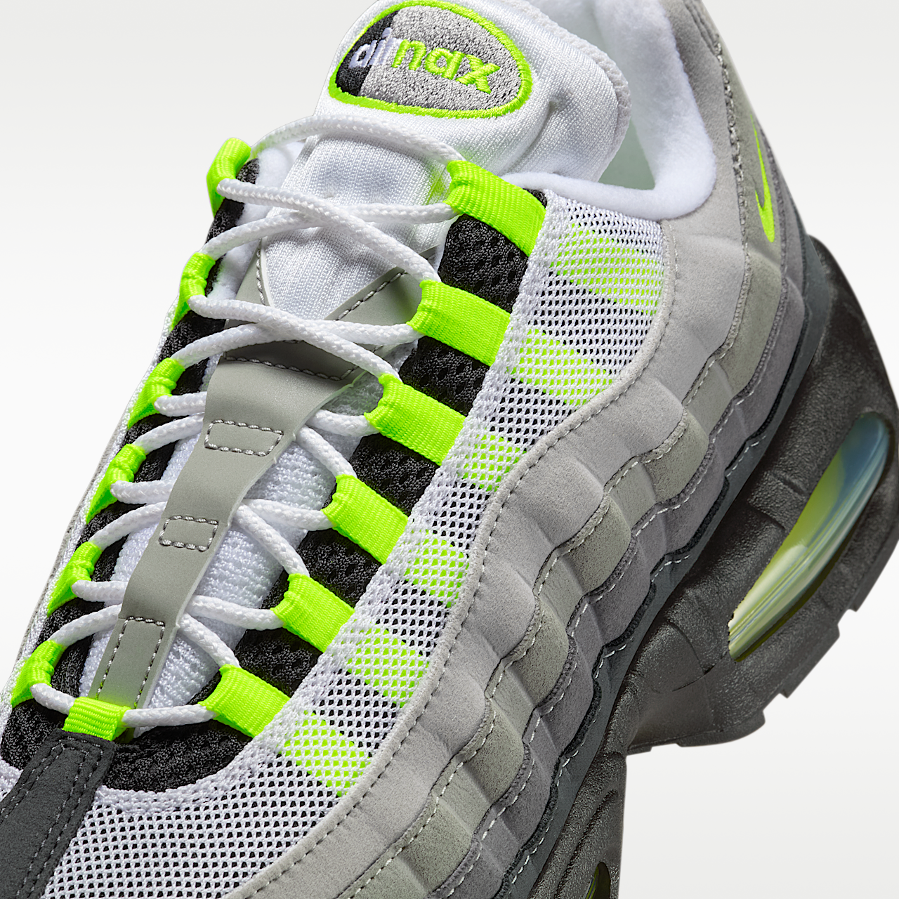 Nike Air Max 95 sneaker Zwart/Cool Grey/Neon Yellow