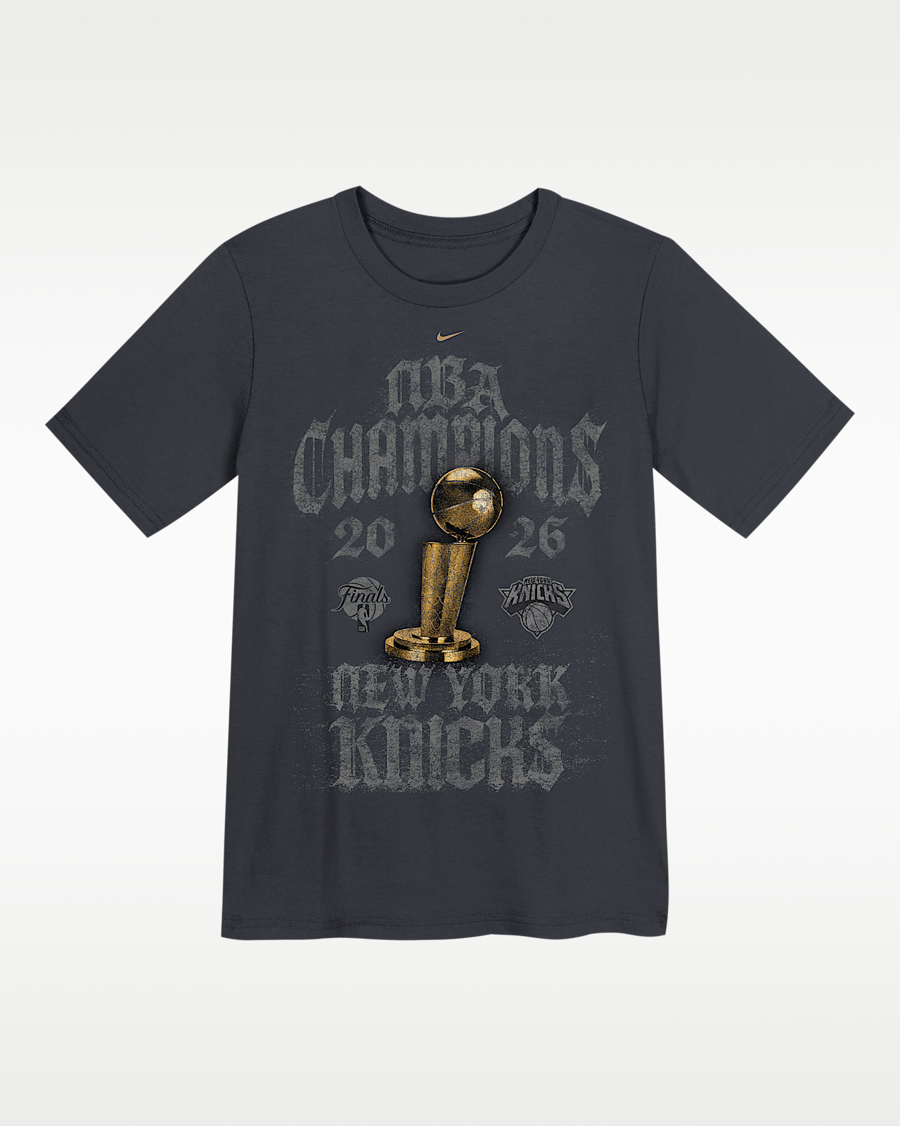 Детская футболка New York Knicks 2026 NBA Champions Nike Preschool NBA Locker Room