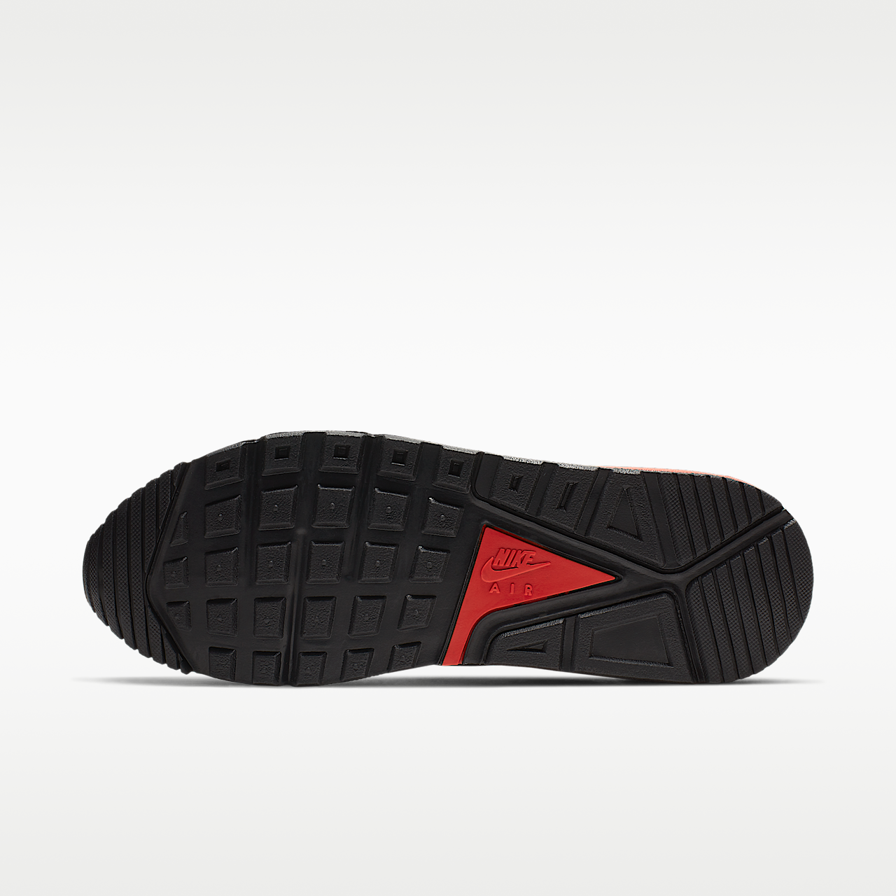 Nike Air Max sneaker Wit/Habanero Red/Zwart/Dark Grey