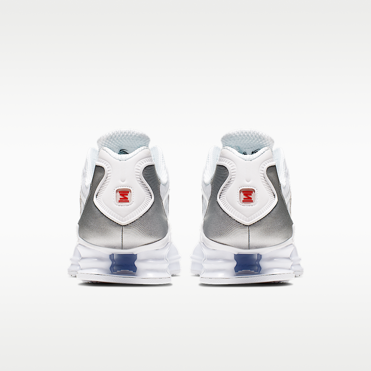 Nike Shox sneaker Wit/Metallic Silver/Max Orange/Wit