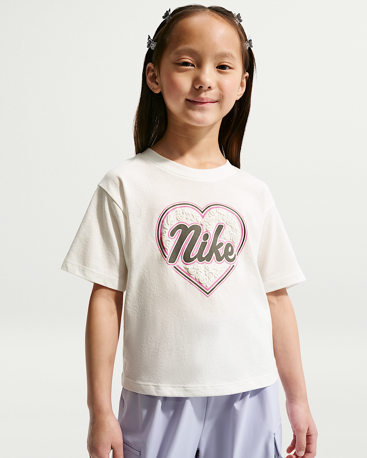 Детская футболка Nike Little Kids' Juxta-Girl Boxy