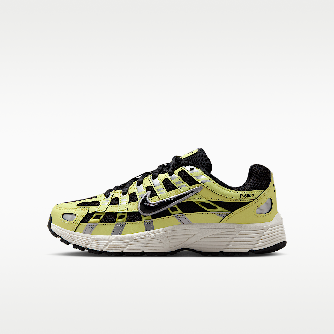  P-6000 sneaker Light Lemon Twist/Metallic Silver/Sail/Zwart