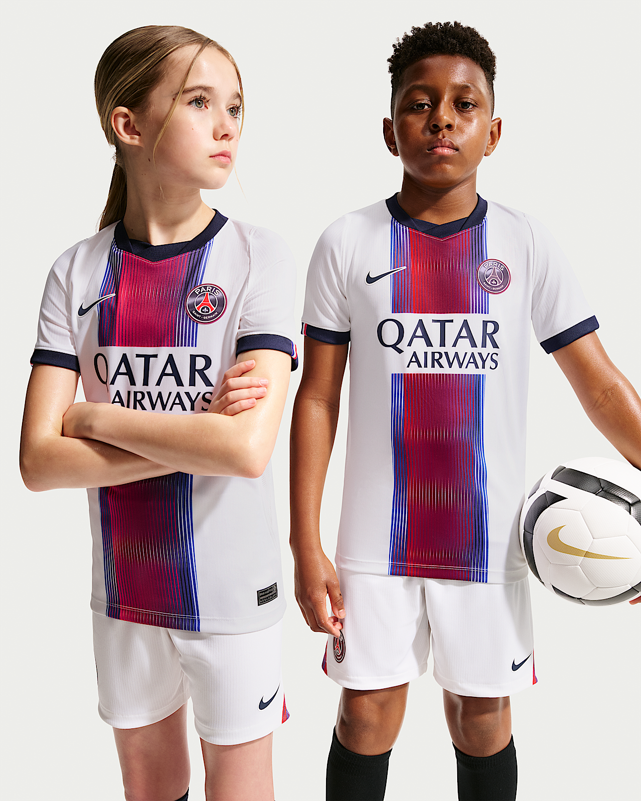Детские джерси Paris Saint-Germain 2026/27 Stadium Away Big Kids' Nike Dri-FIT Soccer Replica Jersey