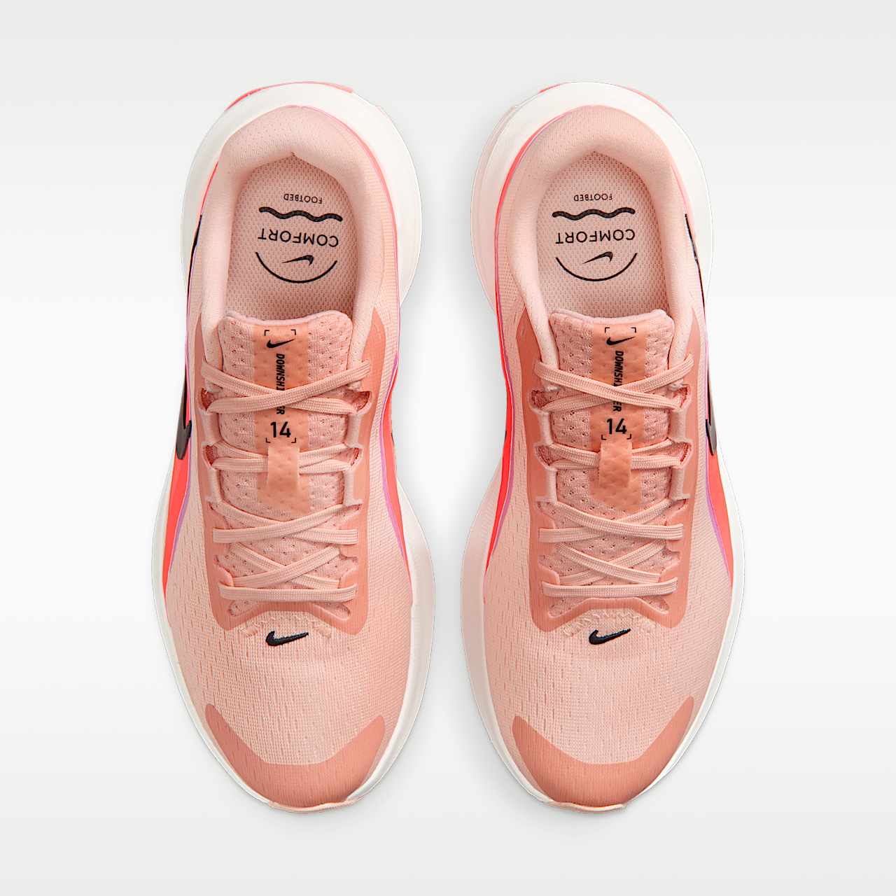 Nike  sneaker Arctic Orange/Light Magenta/Flash Crimson/Zwart
