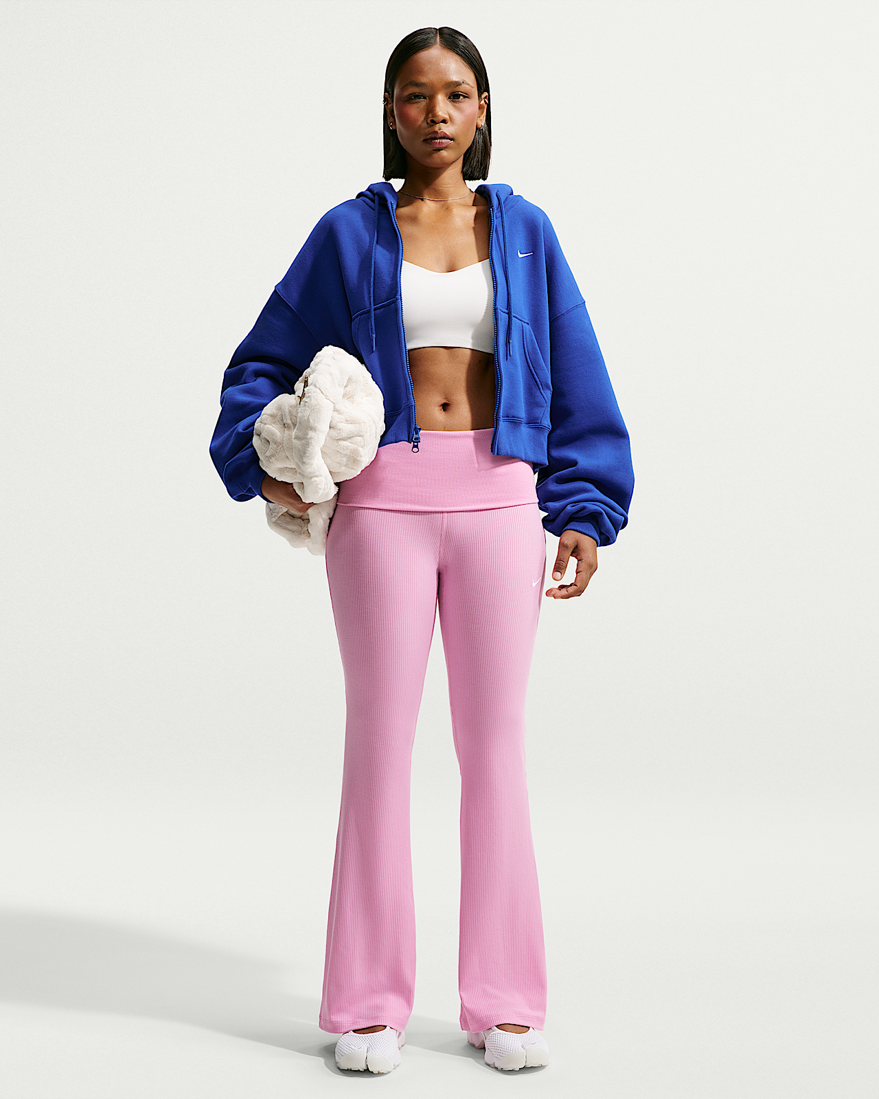 Женские тайтсы Nike Sportswear Chill Knit Mid-Rise Tight Ribbed Pants